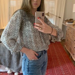 Ulla Johnson printed chiffon top